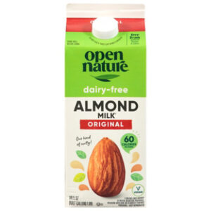 Open Nature Almond Milk Original Half Gallon - 64 Fl. Oz.