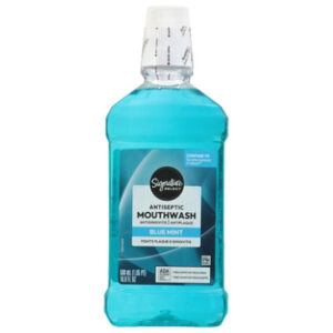 Signature Select/Care Mouthwash Antiseptic Blue Mint - 16.9 Fl. Oz.