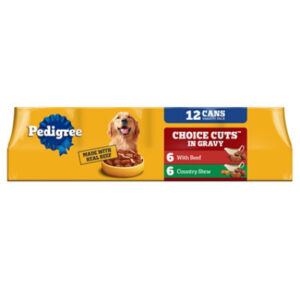 Pedigree Choice Cuts In Gravy Beef/Country Stew Adult Canned Wet Dog Food Variety Pk - 12-13.2 Oz