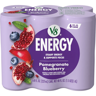 V8 ?? Pomegranate Blueberry Juice Energy Drink - 6-8 Fl. Oz.