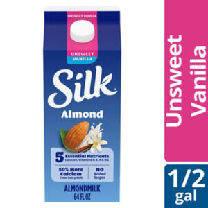 Silk Unsweetened Vanilla Almond Milk - 64 Fl. Oz.