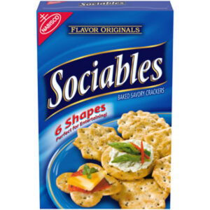 Flavor Originals Sociables Baked Savory Crackers - 7.5 Oz