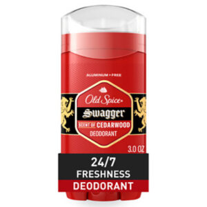 Old Spice Red Collection Swagger Scent Deodorant for Men - 3 Oz