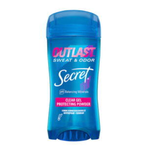 Secret Outlast Clear Gel Antiperspirant Deodorant for Women Protecting Powder - 2.6 Oz