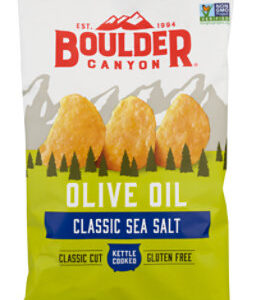 Boulder Canyon Olive Oil Sea Salt Kettle Potato Chips- 6.5 Oz