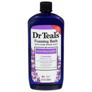 Dr Teals Foaming Bath Epsom Salt Pure Soothe & Sleep With Lavender - 34 Fl. Oz.