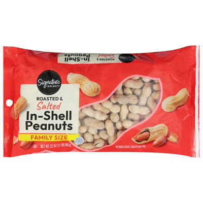 Signature SELECT/FARMS Peanuts Roasted & Salted - 32 Oz