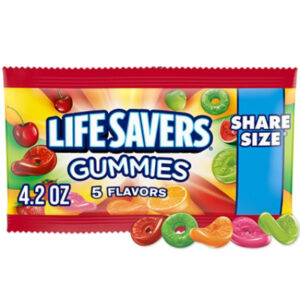 Life Savers Gummy Candy 5 Flavors Share Size Pack - 4.2 Oz