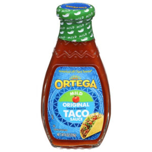 Ortega Taco Sauce Thick & Smooth Original Mild Bottle - 8 Oz