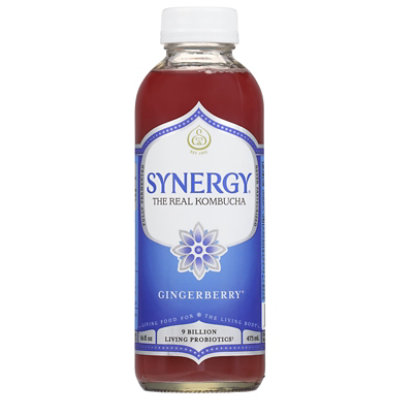 Synergy The Real Kombucha Gingerberry - 16 Fl. Oz.