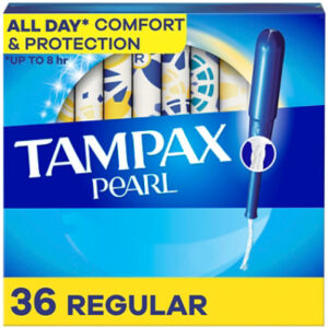 Tampax Pearl Regular Absorbency Unscented Tampons - 36 Count