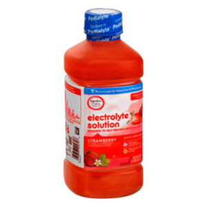 Signature Select/Care Electrolyte Solution For Kids & Adults Strawberry - 1 Liter