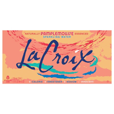LaCroix Pamplemousse Grapefruit Sparkling Water - 8-12 Fl. Oz.