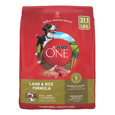 Purina ONE Smartblend Lamb & Rice Dry Dog Food - 31.1 Lb