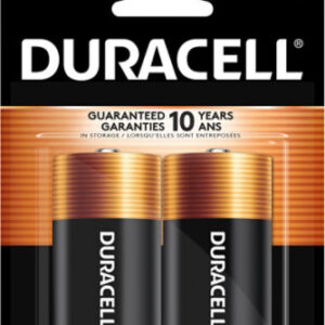 Duracell CopperTop D Alkaline Batteries - 2 Count