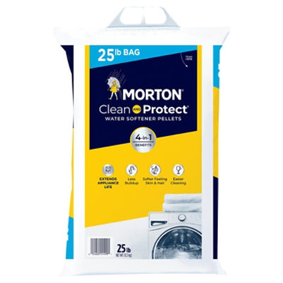 Morton Clean and Protect Water Softener Pellets - 25 Lb