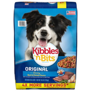 Kibbles N Bits Dog Food Original Savory Beef & Chicken Flavor For All Dogs Bag - 16 Lb