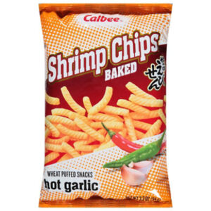 Calbee Shrimp Chips Hot Garlic - 3.3 Oz