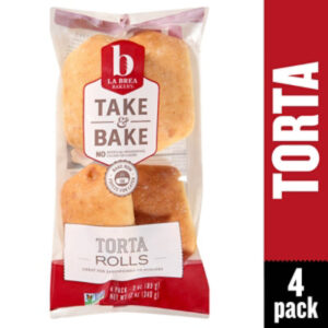 La Brea Bakery Take & Bake Bread Rolls Torta- 4-3 Oz