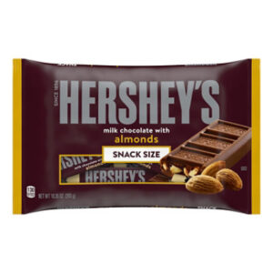 HERSHEY'S Milk Chocolate with Almonds Snack Size Candy Bag - 10.35 Oz