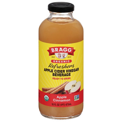 Bragg Apple Cider Vinegar Refresher Apple Cinnamon - 16 Oz