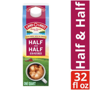 Land O Lakes Half And Half Traditional Coffee Creamer - 1 Quart