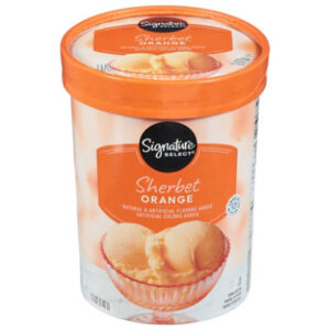 Signature SELECT Mandarin Orange Low Fat Sherbet - 1.5 Quart