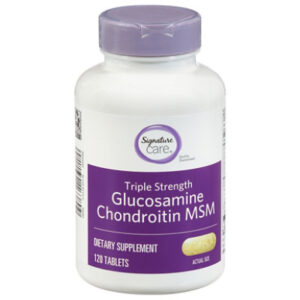 Signature Select/Care Glucosamine Chondroitin MSM Dietary Supplement Caplet - 120 Count