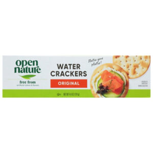 Open Nature Crackers Water Original - 4.4 Oz