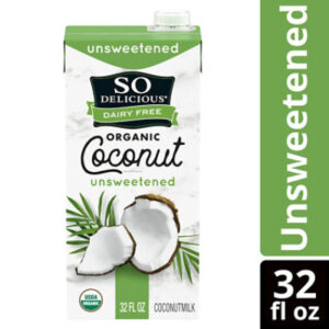 So Delicious Dairy Free UHT Unsweetened Coconut Milk - 32 Fl. Oz.