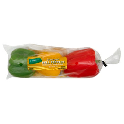 Signature SELECT/FARMS Stop Light Bell Peppers 3 Count