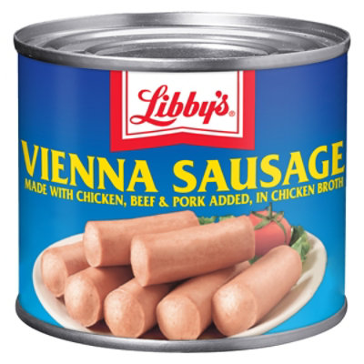 Libby's Vienna Sausage In Chicken Broth Canned Sausage - 4.6 Oz