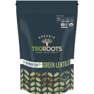 truRoots  Certified USDA Organic Non GMO Project Verified Organic Sprouted Green Lentils - 10 Oz
