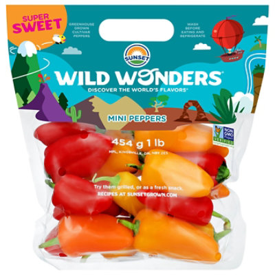 Signature SELECT/FARMS Mini Sweet Bell Peppers Prepackaged - 16 Oz