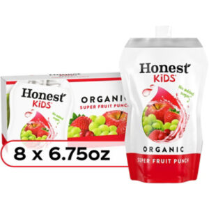 Honest Kids Juice Drink Organic Super Fruit Punch - 8-6.75 Fl. Oz.