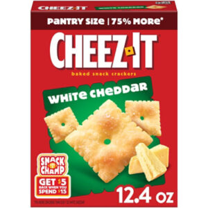 Cheez-It Cheese Crackers White Cheddar Baked Snack Crackers - 12.4 Oz