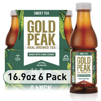 Gold Peak Sweetened Black Tea - 6-16.9 Fl. Oz.