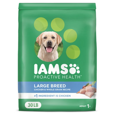 Iams Proactive Health with Real Chicken Large Breed Adult Dry Dog Food - 30 Lbs