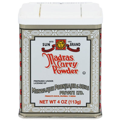 Sun Brand Curry Powder Madras - 4 Oz