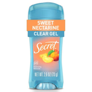 Secret Fresh Clear Gel Antiperspirant and Deodorant Sweet Nectarine Scent - 2.6 Oz