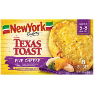 New York Bakery Texas Toast Five Cheese 8 Count - 13.5 Oz