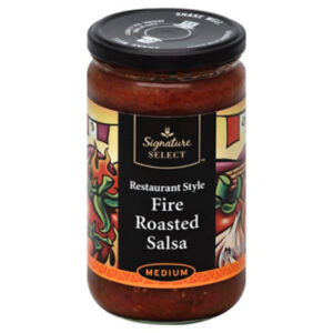 Signature SELECT Fire Roasted Restaurant Style Medium Salsa Jar - 24 Oz