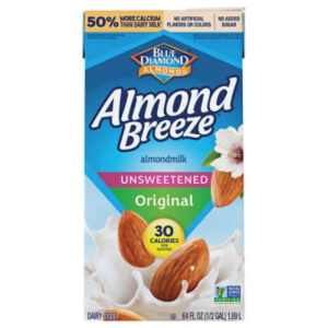 Almond Breeze Shelf Stable Unsweetened Original Almond Milk - 64 Oz