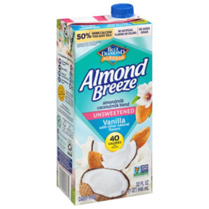 Almond Breeze Unsweetened Coconut Vanilla Shelf Stable Almond Milk - 32 Oz
