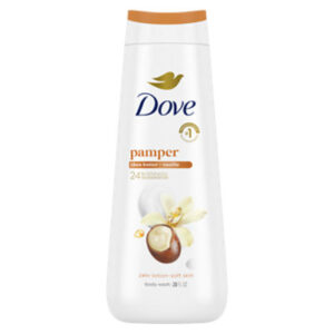Dove Pampering Shea Butter and Vanilla Body Wash - 20 Oz