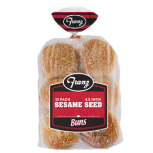 Franz Hamburger Buns 12 Count - 28 Oz