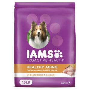 Iams Proactive Health Healthy Aging for Mature & Senior Dogs Chicken Adult Dry Dog Food - 15 Lbs