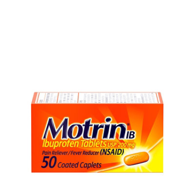 Motrin Ib Caplets 200 Mg - 50 Count