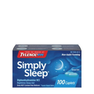 Simply Sleep Caplets 25 Mg - 100 Count