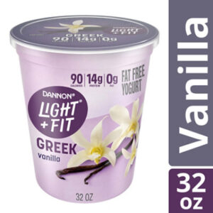 Light  Fit Greek  Vanilla Nonfat Gluten Free Yogurt - 32 Oz